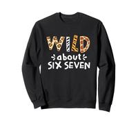 Wild About Six Seven Funny 67 Meme Safari Sudadera