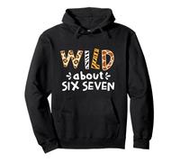 Wild About Six Seven Funny 67 Meme Safari Sudadera con Capucha