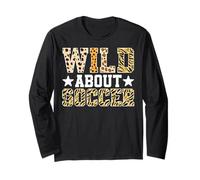 Wild About Soccer Sports Player Champion Team Manga Larga