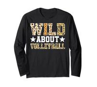 Wild About Volleyball Sports Player Champion Team Manga Larga
