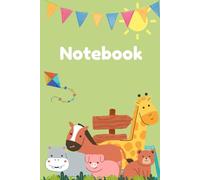 "Wild About Writing: A Cute Animal-Themed Notebook for Kids Ages 4-8 - Fun Lined Journal for Writing, Drawing, and Creative Learning - 6x9 Softcover"