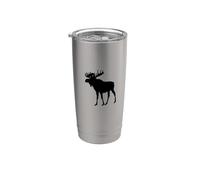 Wild Alaska Al Aire Libre Caza Alce Vaso térmico de acero inoxidable de doble pared