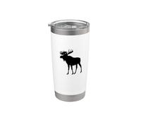 Wild Alaska Al Aire Libre Caza Alce Vaso térmico de acero inoxidable de doble pared