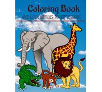 Wild and Cute Animals Coloring Book for Kids