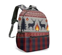 Wild and Free - Mochila de viaje con estampado de caballo blanco y negro de 16 pulgadas, estilo bohemio, tribal, geométrico, flecha, patrón de flechas, 02., L, Casual