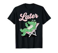 Wild Animal Crocodile Funny Alligator Later Gator Camiseta