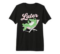 Wild Animal Crocodile Funny Alligator Later Gator Camiseta Premium