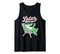 Wild Animal Crocodile Funny Alligator Later Gator Camiseta sin Mangas