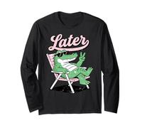 Wild Animal Crocodile Funny Alligator Later Gator Manga Larga