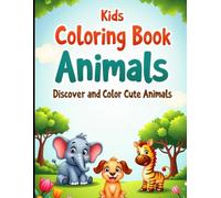 Wild Animal Wonderland: A Fun Colouring Adventure for Kids Ages 3-6