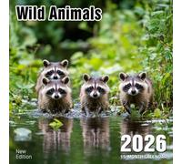 Wild Animals 2026 Calendar: A year of untamed beauty from around the world