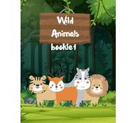 Wild Animals Booklet: Colouring book
