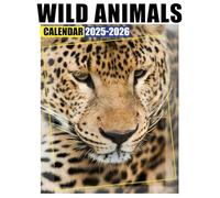 Wild Animals Calendar 2025 - 2026: Bring Joy and Stay Organized with Our 24-Month 2025-2026 US Holidays - Perfect for Gifting or White Elephant Parties, Christmas Gift