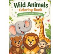 Wild Animals Coloring Book