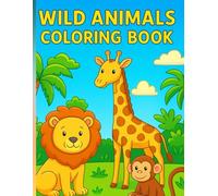 Wild Animals Coloring Book
