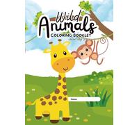 Wild Animals Coloring Book for Kids: Fun Wildlife Coloring Pages - Learn and Color Animal Names