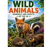 Wild Animals: Mammals and Insects of the UK: A Realistic Wildlife Colouring Book Featuring British Mammals, Insects and Nature Scenes