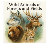 Wild Animals of Forests and Fields: 25 Animals from Woodlands, Meadows, Rivers, and Skies (Reading Laughing Learning)