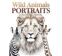Wild Animals Portraits Coloring Book: 38 Realistic Pages with Elephant Details, Leopard Spots and Bear Features - Perfect for People Who Enjoy Animal ... & Cottage Life Collection by Amicia Moreno)