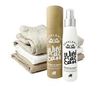 Wild at Ease Spray Repelente Mosquitos y Garrapatas para Ropa y Tejidos con IR3535. Sin DEET ni Permetrina. Protección Contra Picaduras hasta 3 Meses o 3 Lavados. Antimosquitos Sin Olor. 100ml.