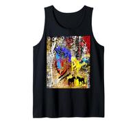 Wild at the Core: Chaos Heart and Horse Design Camiseta sin Mangas