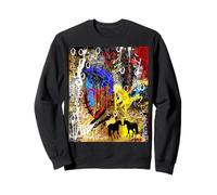 Wild at the Core: Chaos Heart and Horse Design Sudadera
