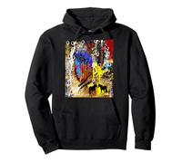 Wild at the Core: Chaos Heart and Horse Design Sudadera con Capucha