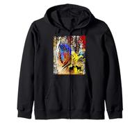 Wild at the Core: Chaos Heart and Horse Design Sudadera con Capucha