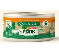 Wild Balance | Comida Húmeda Premium para Gato | Barf Y Recetas del Chef | (6x120Gr, Cerdo)