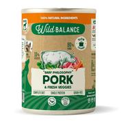 Wild Balance Filosofía BARF Cerdo y Verdura Perros Latas 400 gr