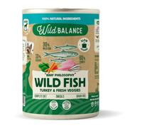 Wild Balance Filosofía BARF Pescado Salvaje y Pavo Perros Latas 400 gr