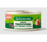Wild Balance Gato Recetas Del Chef Lata Ragut Tradicional De Ternera Y Pollo 80 Gr
