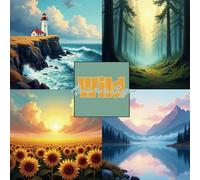 Wild Beauty: A Paint by Numbers Collection of Breathtaking Landscapes: Ein faszinierendes Malen-nach-Zahlen-Buch mit atemberaubenden ... A Travel & ... A Travel & Culture Coloring Collection)