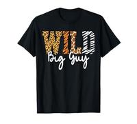 Wild Big Guy Patrón Animal Día del Padre Tierra Camiseta