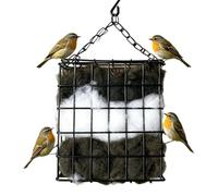 Wild Bird Nest Pack, Reutilizable Nesting Material Set, 12,7 x 4,1 pulgadas Soft Fill with Easy Refill Access, Eco Friendly Fiber Build, Nature Inspired Decorative Style for Patio Lawn Use