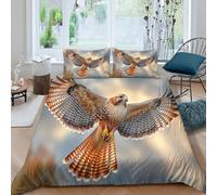 wild bird photography Funda Edredon 3 Piezas Compuesto Impresión 3D Cierre de wild bird photography Funda de Edredón Funda de Almohada a Juego Lavables for Adolescentes Super king（260x220cm）