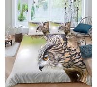 Wild Bird Photography Funda Edredon Juego de Ropa de Cama de 3 Piezas Impresión 3D Cierre de Wild Bird Photography Funda de Edredón Funda de Almohada a Juego Transpirable for niña King（220x240cm）
