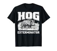 Wild Boar Hunter Exterminador de Cerdo Temporada de Caza de Cerdos Salvajes Camiseta