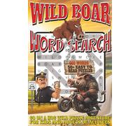 Wild Boar Word Search: Easy To Read Print With 50+ Puzzles About Wild Boars, Hogs, Wildlife, And More | 6x9 inch, 110 pages | Gift For Holidays, Vacations, and Spare Time