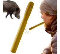 Wild Boars Whistle - Outdoor Log Wild Hog Call | Wooden Whistle for Hunting | Sound Imitating Game Call | Largo 26 x 3 cm y pantalones cortos 20 x 3 cm | Hunting Accessory | Wildlife Tool