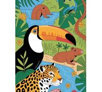 Wild Brazil: A Coloring Journey