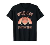 Wild Cat State of Mind (gráfico de Power Statement Boho Tiger) Camiseta