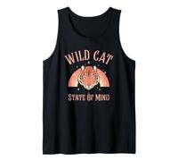 Wild Cat State of Mind (gráfico de Power Statement Boho Tiger) Camiseta sin Mangas