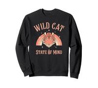 Wild Cat State of Mind (gráfico de Power Statement Boho Tiger) Sudadera