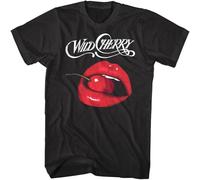 Wild Cherry on The Lips Men's T Shirt Debut Album Cover Concert Merch Black XXL