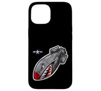Wild Cool Wild Flying Army Shark Graphic Tees & Cool Designs Carcasa para iPhone 15
