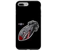Wild Cool Wild Flying Army Shark Graphic Tees & Cool Designs Carcasa para iPhone 7 Plus/8 Plus