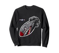 Wild Cool Wild Flying Army Shark Graphic Tees & Cool Designs Sudadera