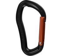 Wild Country Electron Straight Gate mosquetón con gatillo recto de escalada - Black/Orange