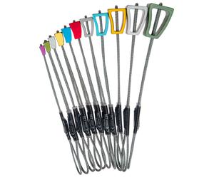Wild Country - Empotradores escalada - Rock On Wire Anodised Set 1-10 Uni - Gris Gris one size